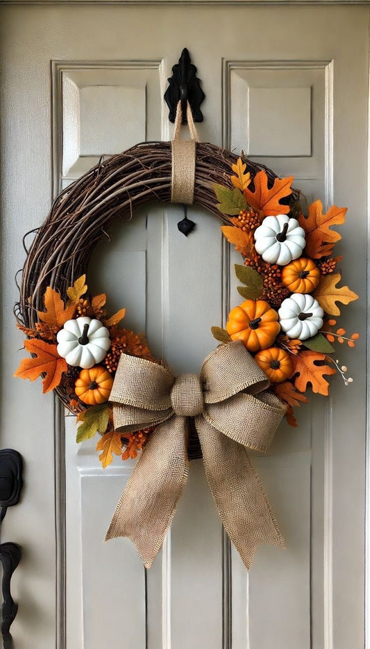 Girls Night Autumn Wreath Making