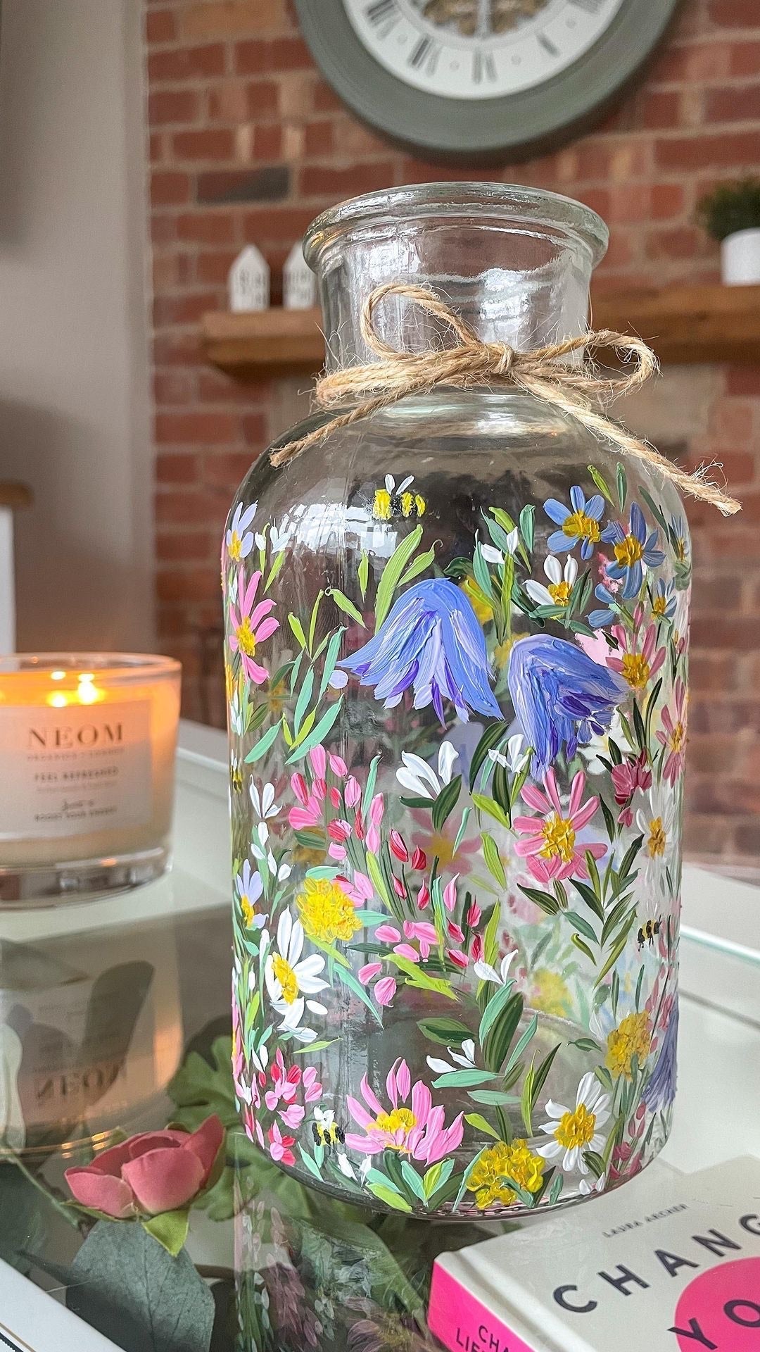 Girls Night Candle Jar Painting