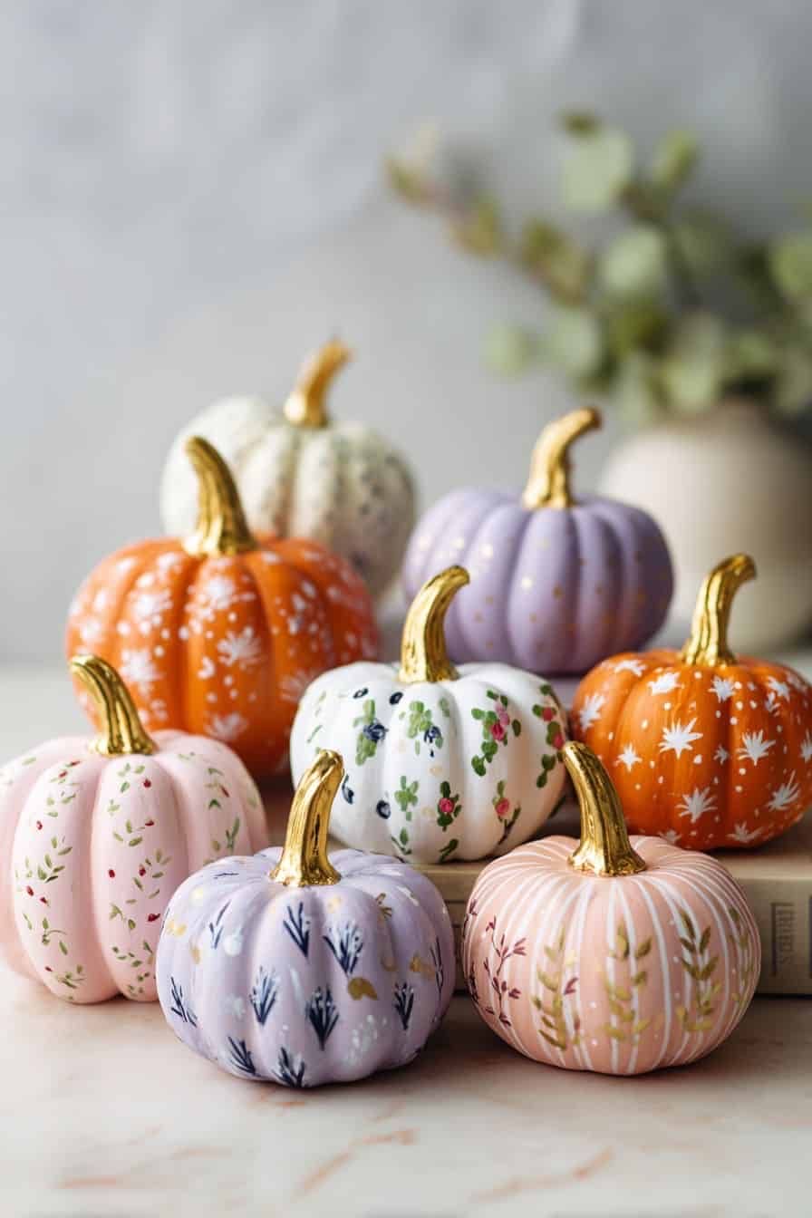 Girls Night Pumpkin Decorating