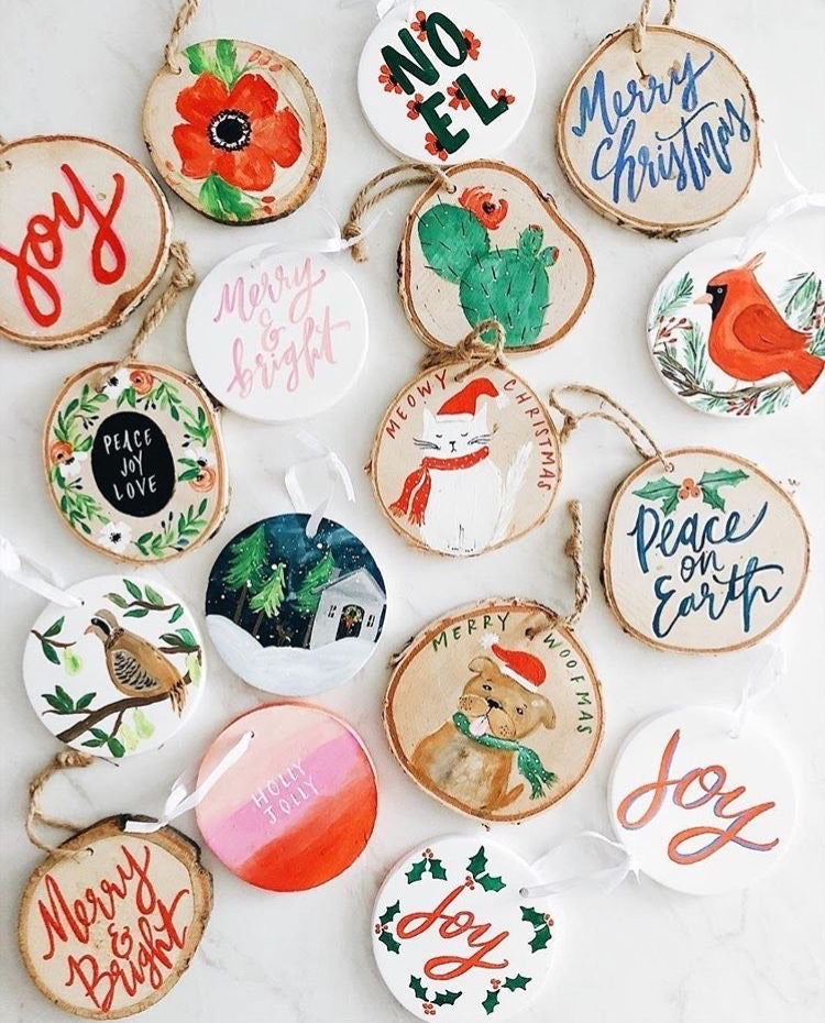 Girls Night Christmas Ornament Painting